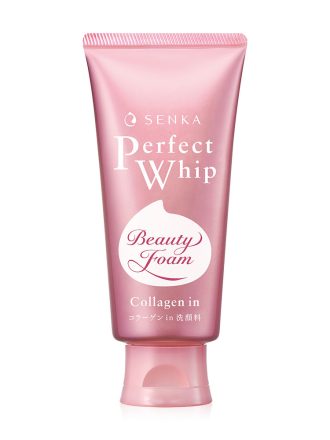 Senka Perfect Whip صورتی رنگ حاوی کلاژن